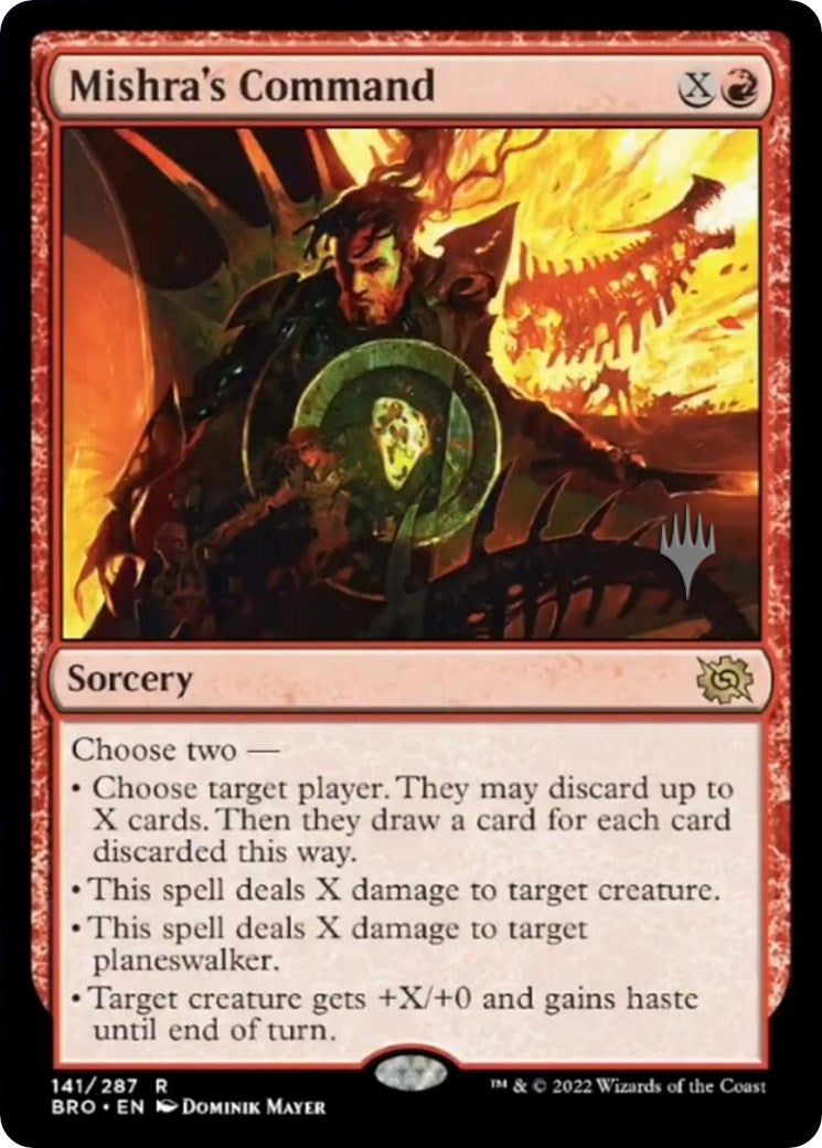 Mishra's Command (Promo Pack) [The Brothers' War Promos] | Enigma On Main