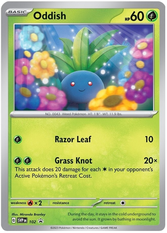 Oddish (102) [Scarlet & Violet: Black Star Promos] | Enigma On Main
