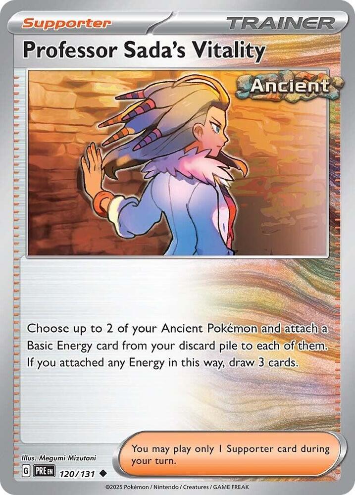 Professor Sada's Vitality (120/131) [Scarlet & Violet: Prismatic Evolutions] | Enigma On Main