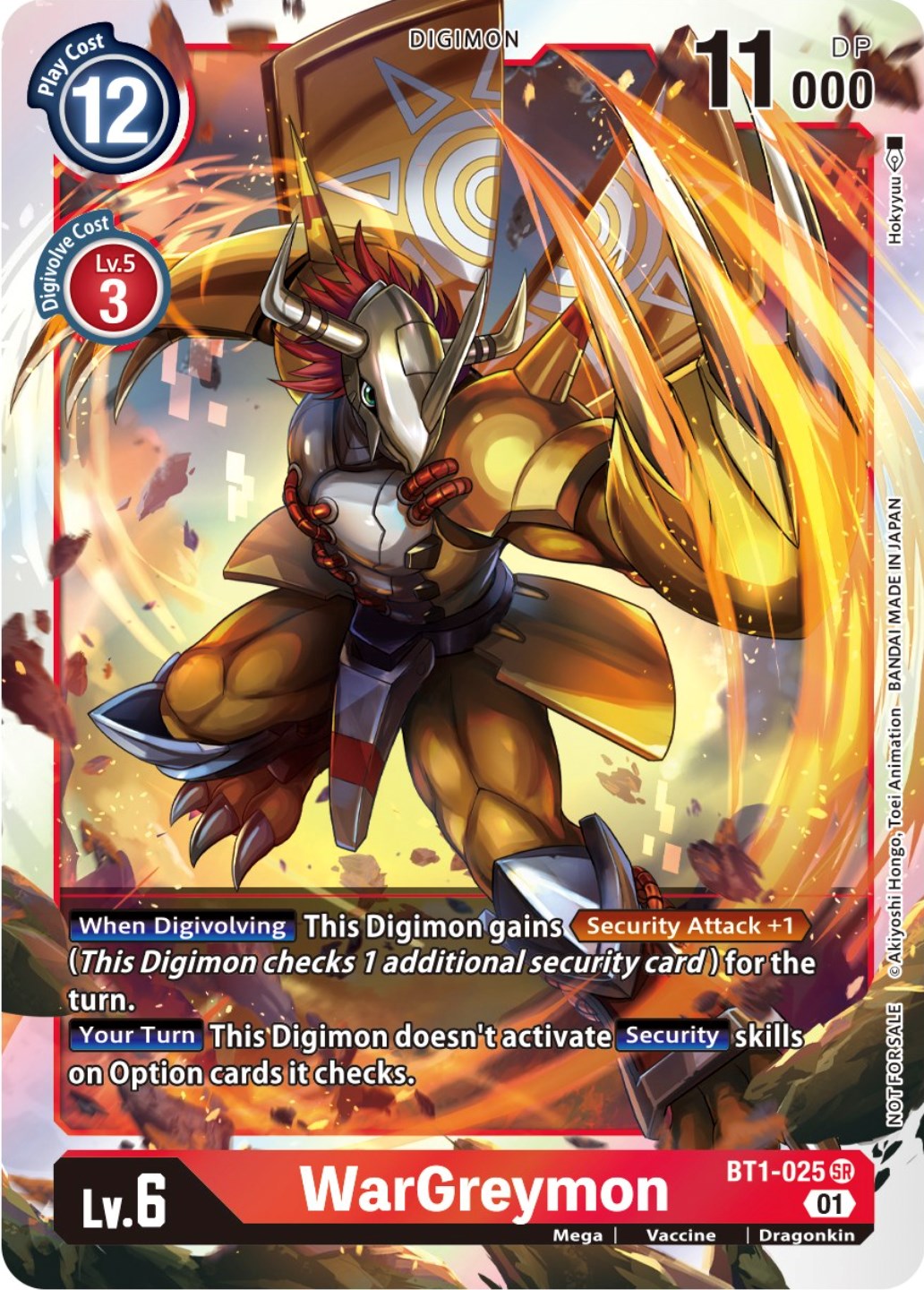 WarGreymon [BT1-025] (ST-11 Special Entry Pack) [Release Special Booster Promos] | Enigma On Main