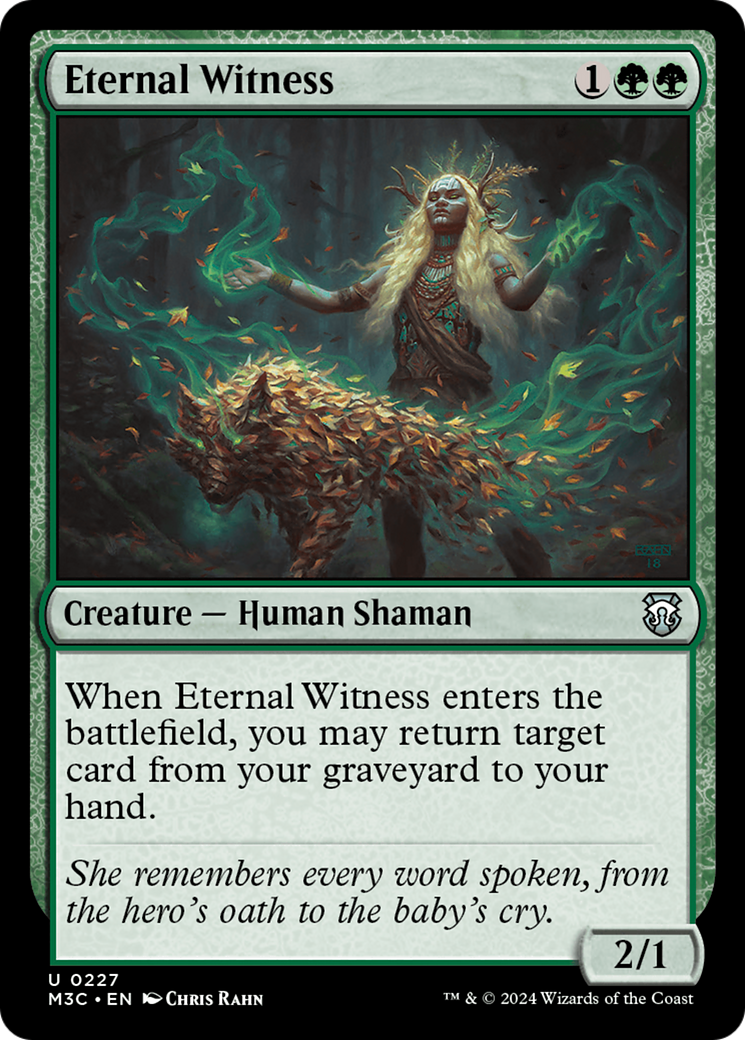 Eternal Witness [Modern Horizons 3 Commander] | Enigma On Main