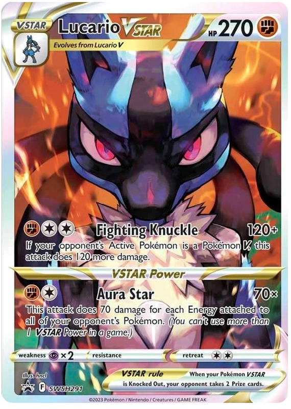 Lucario VSTAR (SWSH291) [Sword & Shield: Black Star Promos] | Enigma On Main