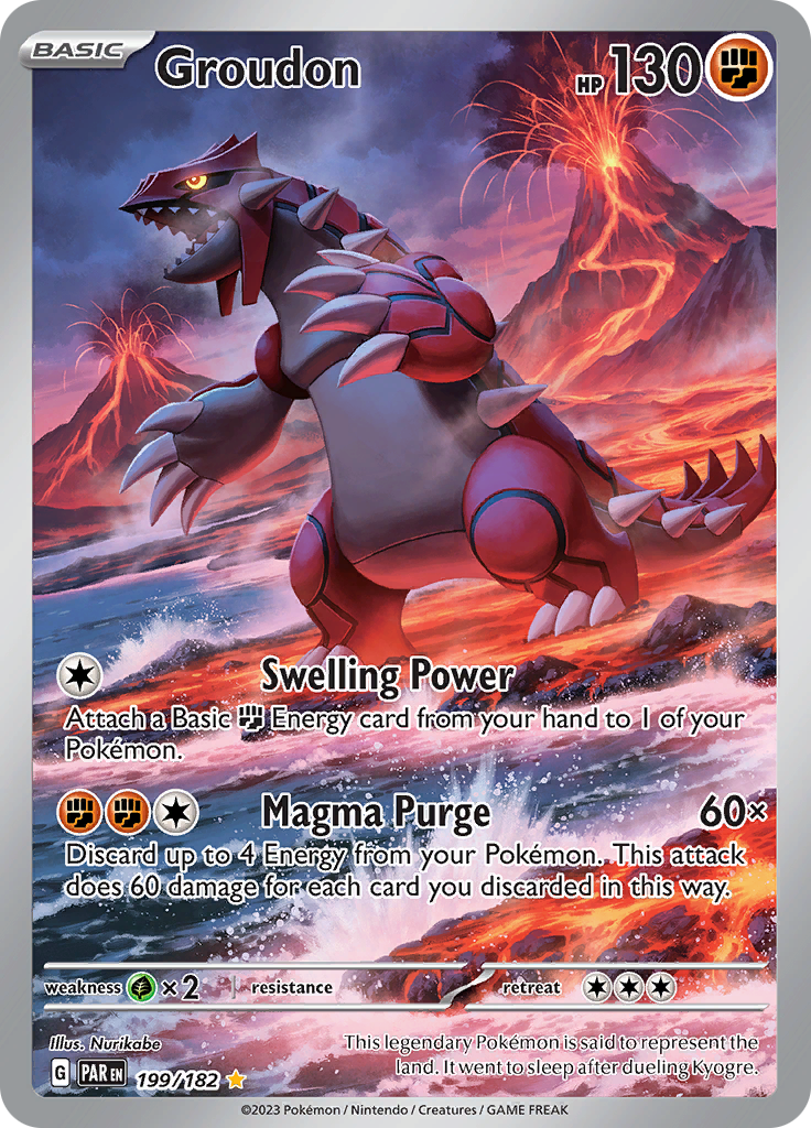 Groudon (199/182) [Scarlet & Violet: Paradox Rift] | Enigma On Main