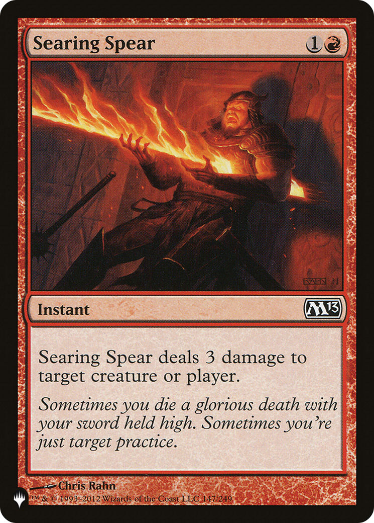 Searing Spear [The List] | Enigma On Main