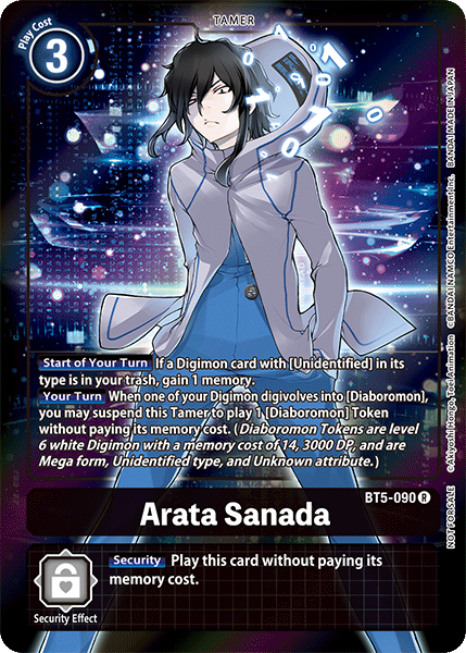 Arata Sanada [BT5-090] (Buy-A-Box Promo) [Battle of Omni Promos] | Enigma On Main