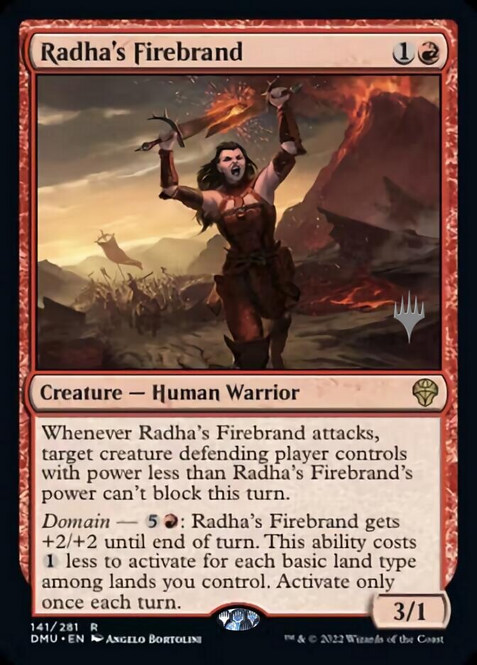 Radha's Firebrand (Promo Pack) [Dominaria United Promos] | Enigma On Main