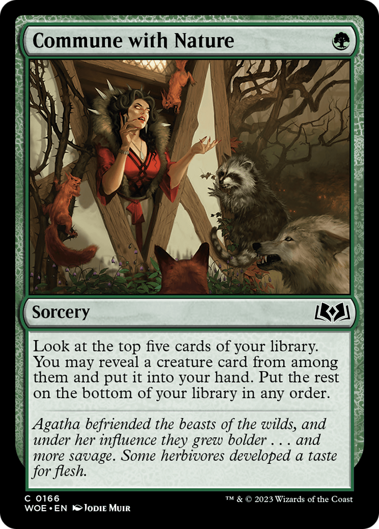 Commune with Nature [Wilds of Eldraine] | Enigma On Main