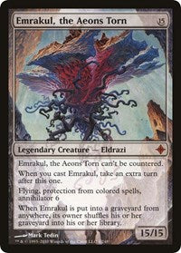 Emrakul, the Aeons Torn (Rise of the Eldrazi) [Oversize Cards] | Enigma On Main