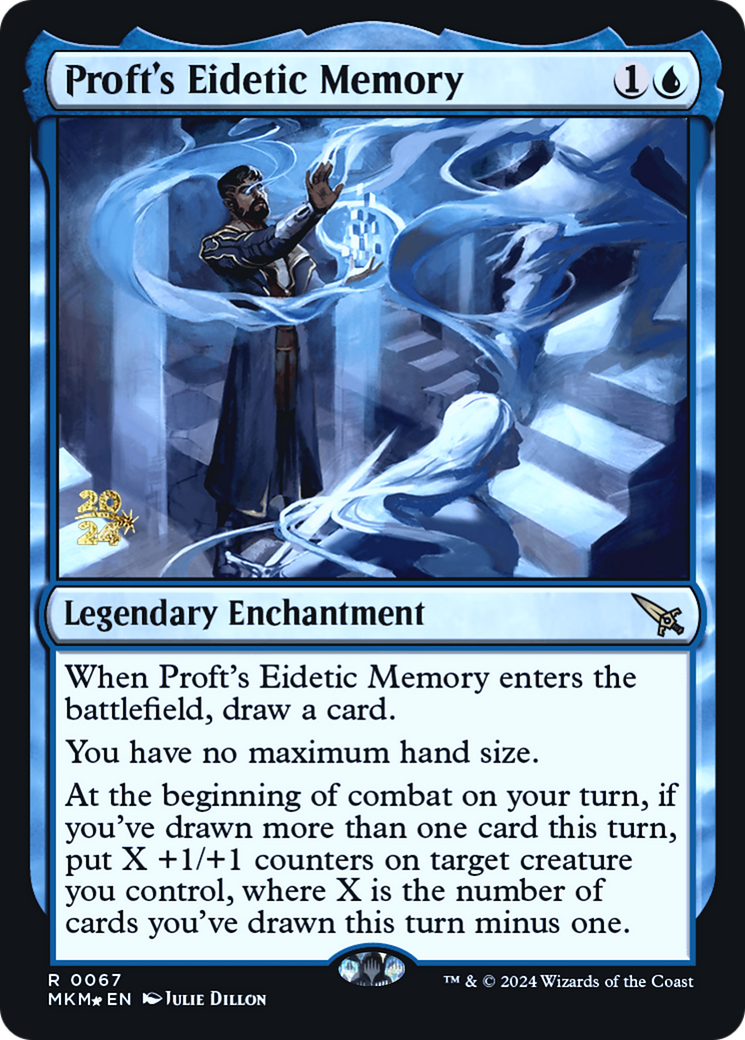 Proft's Eidetic Memory [Murders at Karlov Manor Prerelease Promos] | Enigma On Main