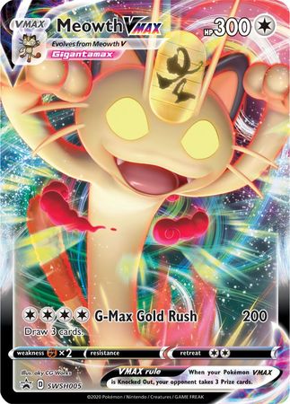 Meowth VMAX (SWSH005) [Sword & Shield: Black Star Promos] | Enigma On Main