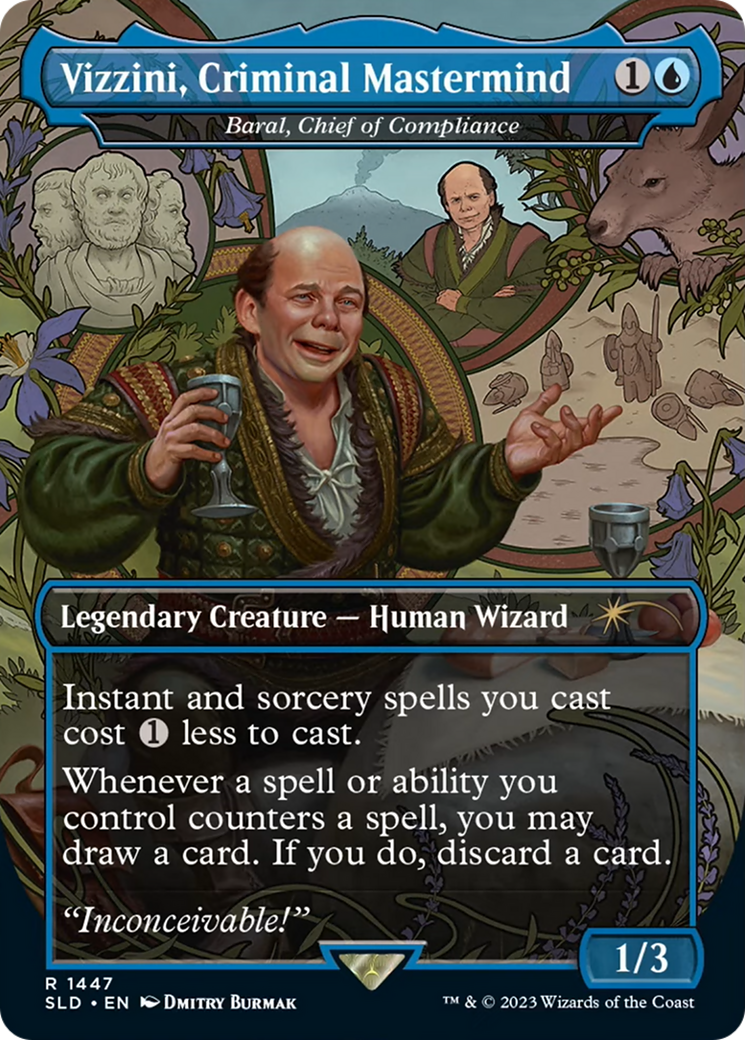 Vizzini, Criminal Mastermind - Baral, Chief of Compliance [Secret Lair Drop Series] | Enigma On Main