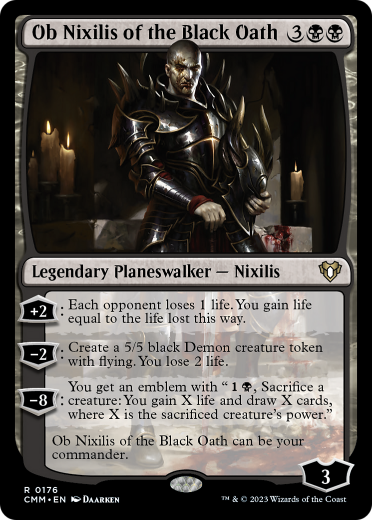 Ob Nixilis of the Black Oath [Commander Masters] | Enigma On Main