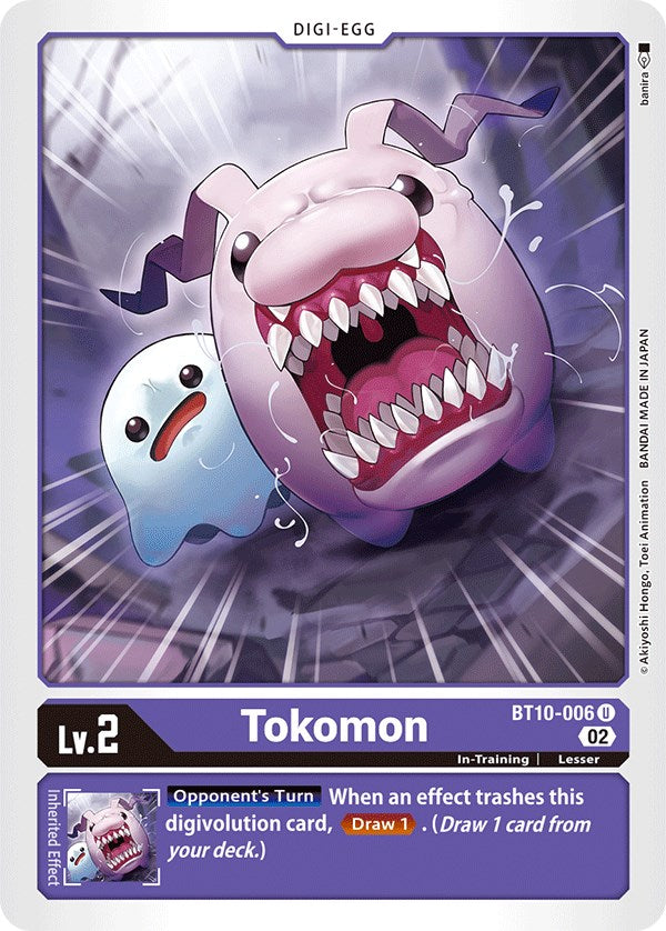 Tokomon [BT10-006] [Xros Encounter] | Enigma On Main