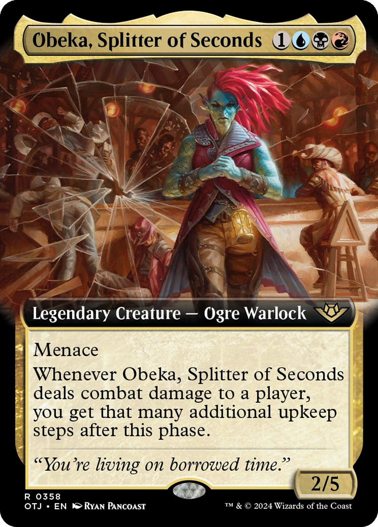 Obeka, Splitter of Seconds (Extended Art) [Outlaws of Thunder Junction] | Enigma On Main