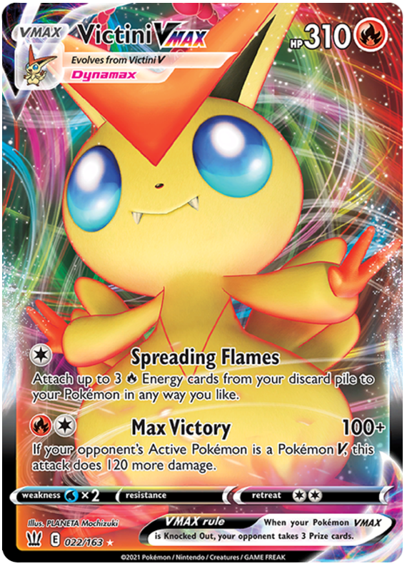 Victini VMAX (022/163) [Sword & Shield: Battle Styles] | Enigma On Main