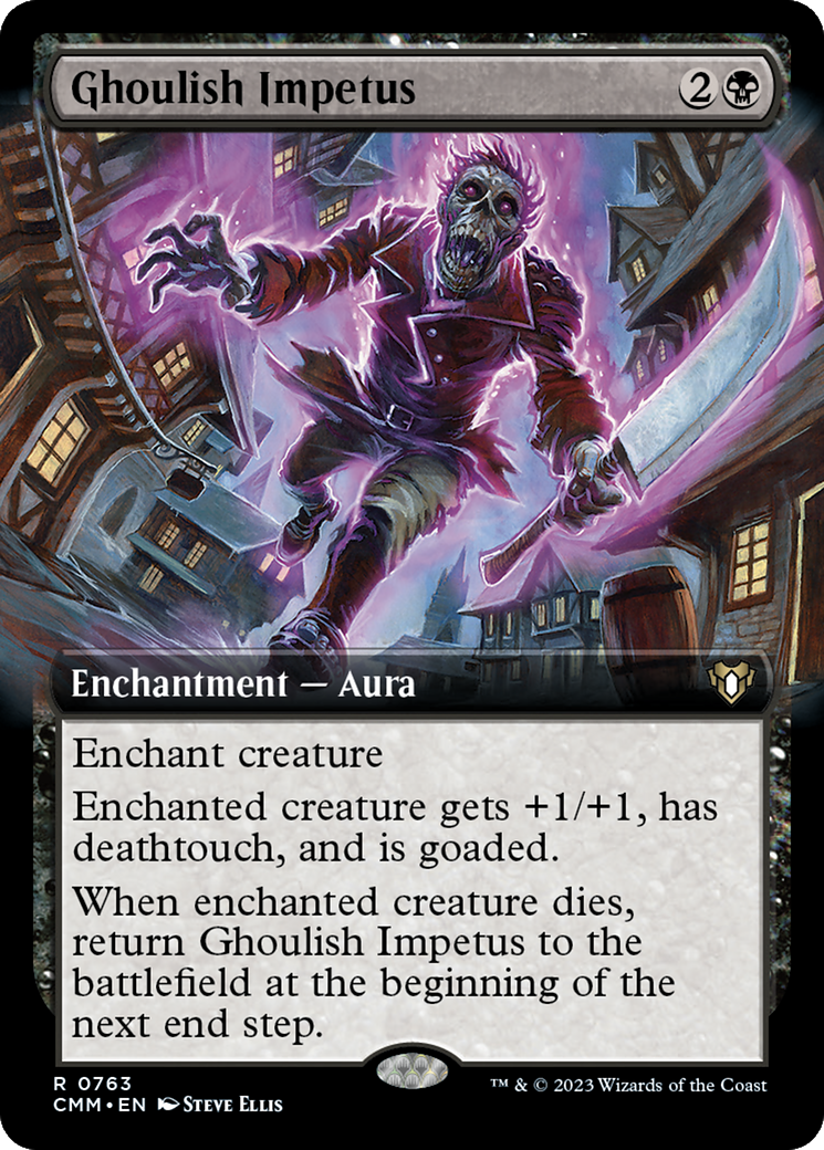 Ghoulish Impetus (Extended Art) [Commander Masters] | Enigma On Main