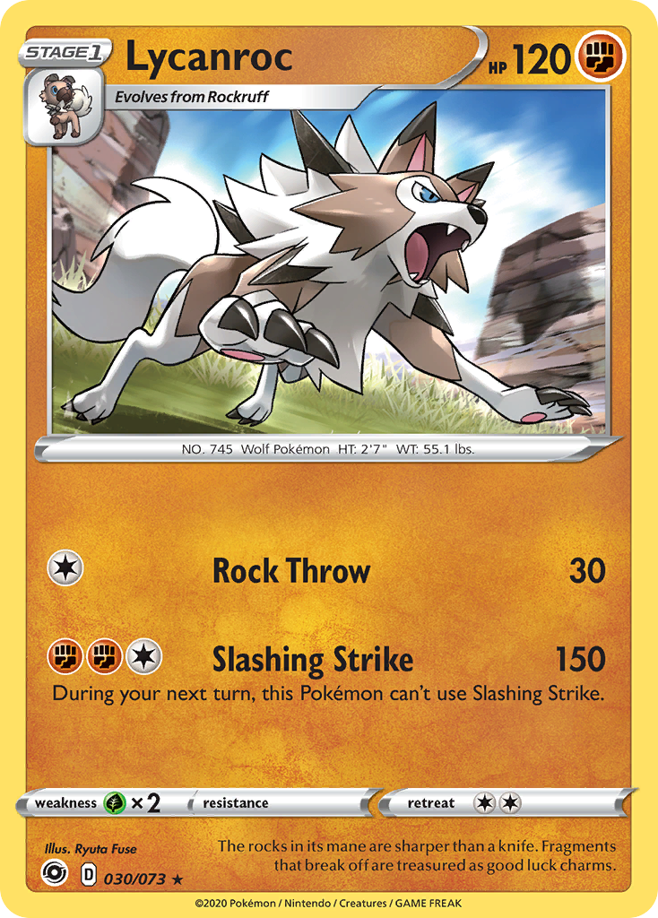 Lycanroc (030/073) [Sword & Shield: Champion's Path] | Enigma On Main