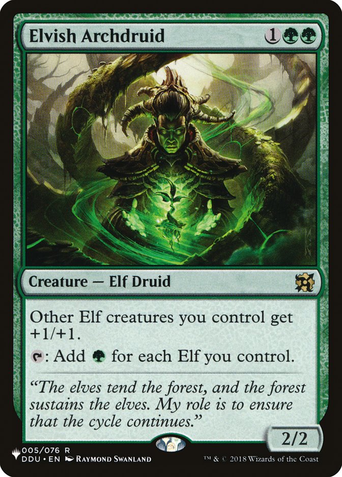 Elvish Archdruid [The List] | Enigma On Main