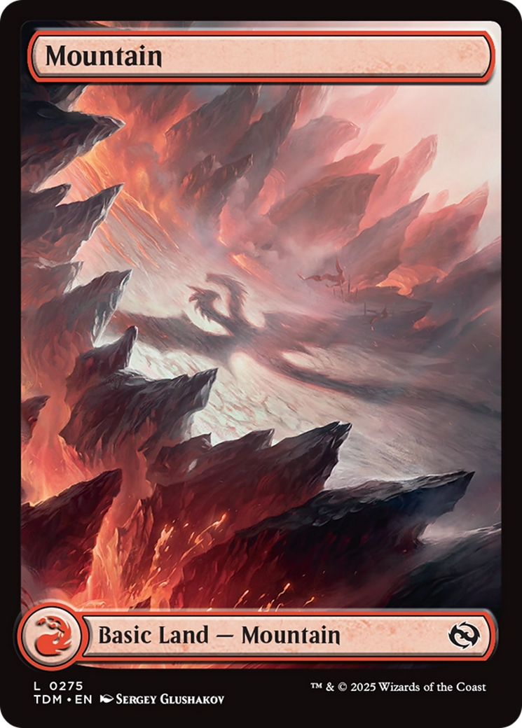 Mountain (0275) [Tarkir: Dragonstorm] | Enigma On Main