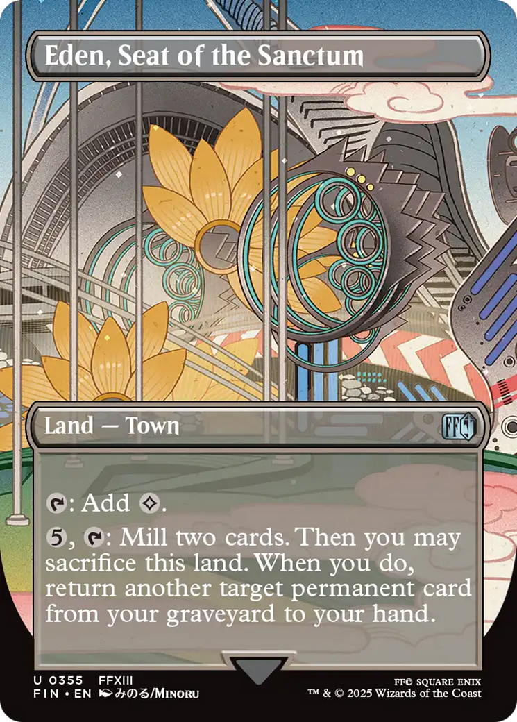 Eden, Seat of the Sanctum (Borderless) [FINAL FANTASY] | Enigma On Main