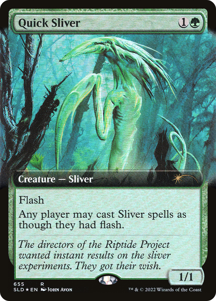 Quick Sliver (Extended Art) [Secret Lair Drop Promos] | Enigma On Main