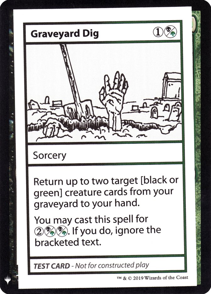 Graveyard Dig [Mystery Booster Playtest Cards] | Enigma On Main