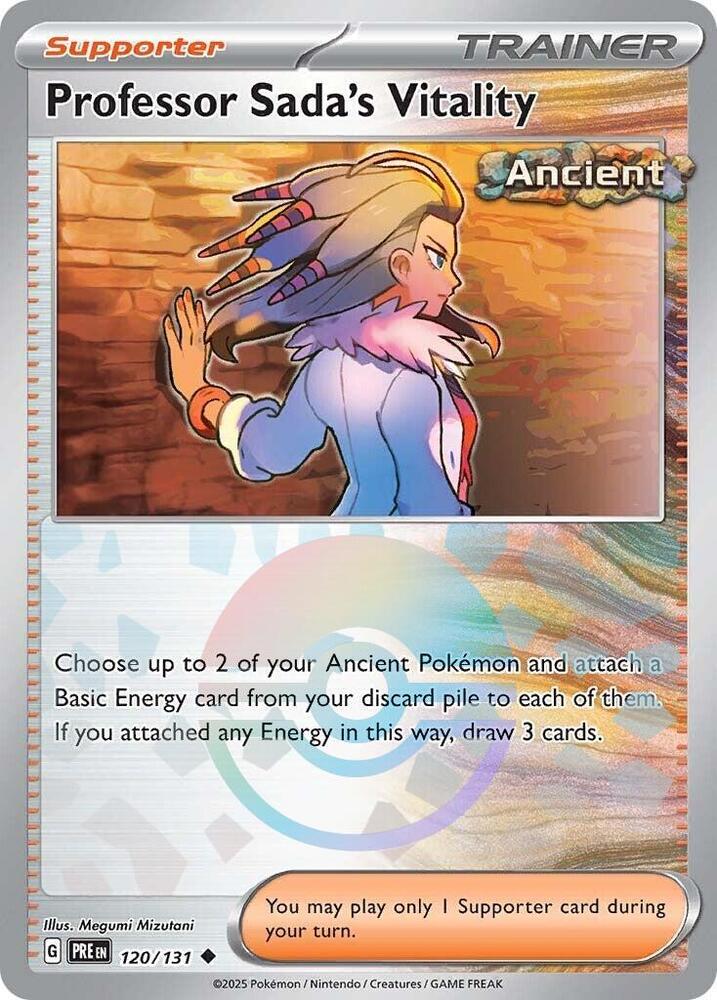 Professor Sada's Vitality (120/131) (Poke Ball Pattern) [Scarlet & Violet: Prismatic Evolutions] | Enigma On Main