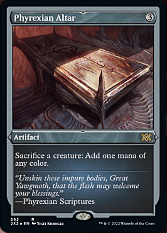 Phyrexian Altar (Foil Etched) [Double Masters 2022] | Enigma On Main