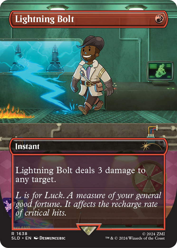 Lightning Bolt (1638) (Rainbow Foil) [Secret Lair Drop Series] | Enigma On Main