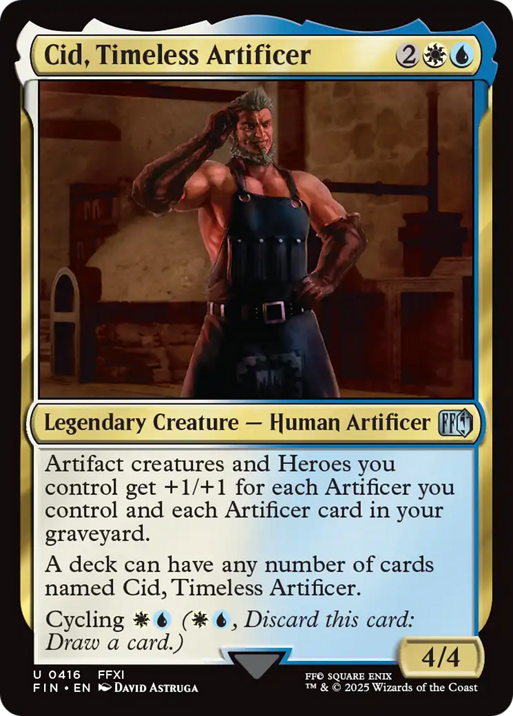 Cid, Timeless Artificer (0416) [FINAL FANTASY] | Enigma On Main