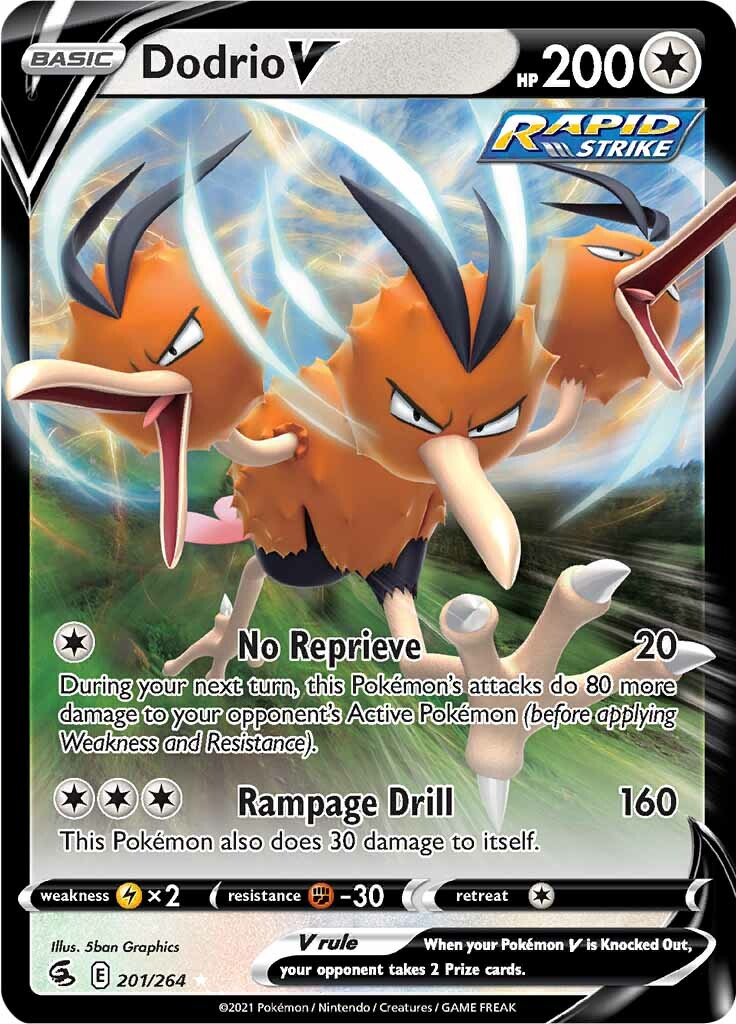 Dodrio V (201/264) [Sword & Shield: Fusion Strike] | Enigma On Main