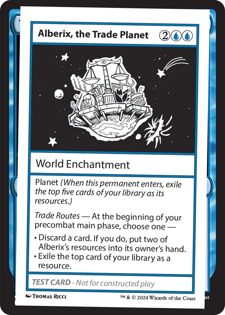 Alberix, the Trade Planet [Mystery Booster 2 Playtest Cards] | Enigma On Main