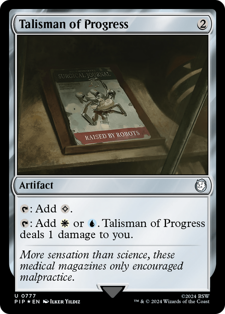 Talisman of Progress (Surge Foil) [Fallout] | Enigma On Main