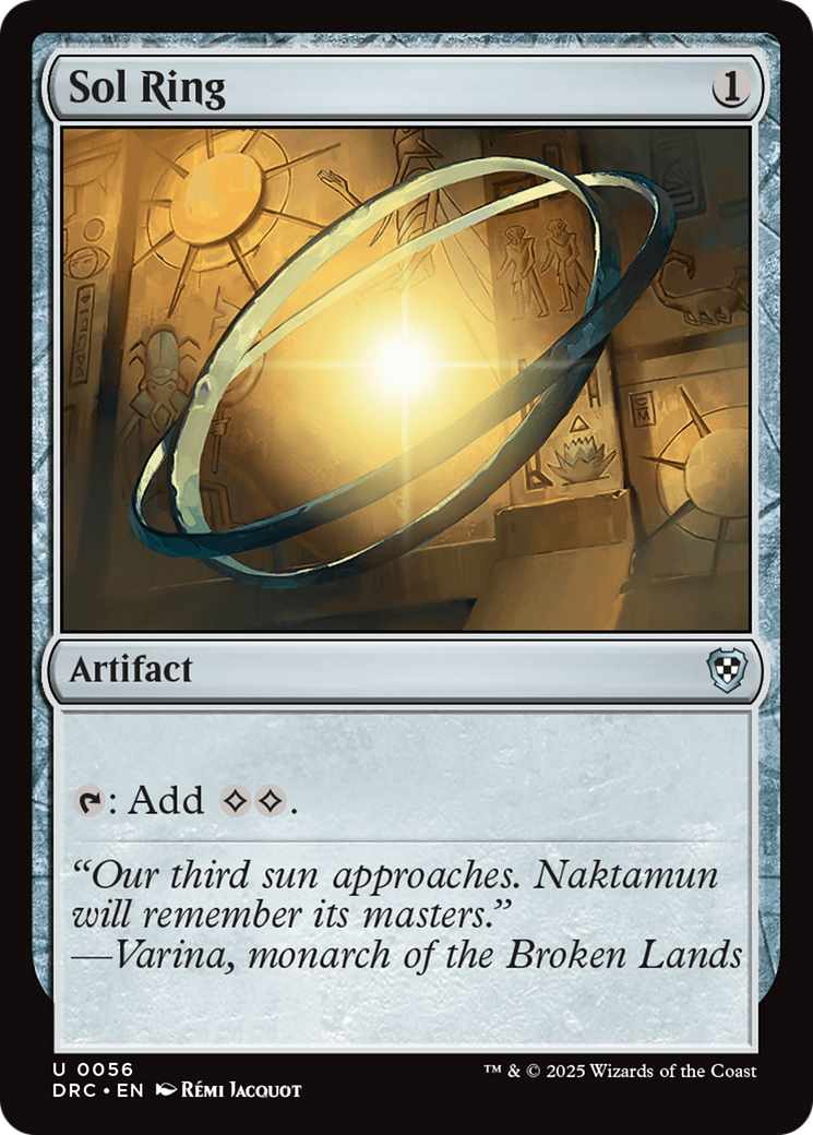 Sol Ring [Aetherdrift Commander] | Enigma On Main