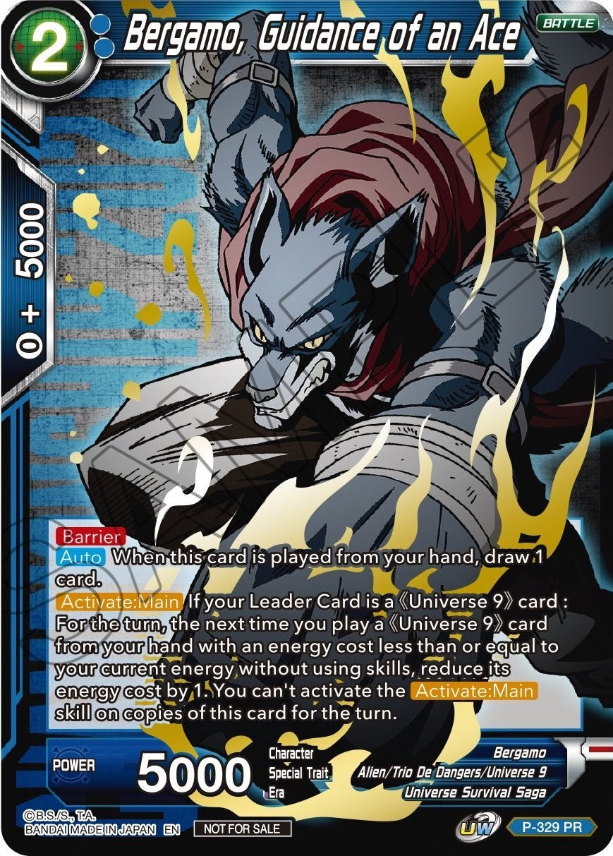 Bergamo, Guidance of an Ace (Gold Stamped) (P-329) [Tournament Promotion Cards] | Enigma On Main