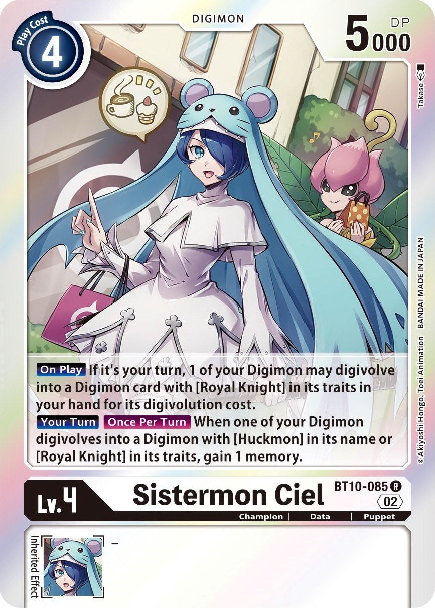 Sistermon Ciel [BT10-085] [Xros Encounter] | Enigma On Main