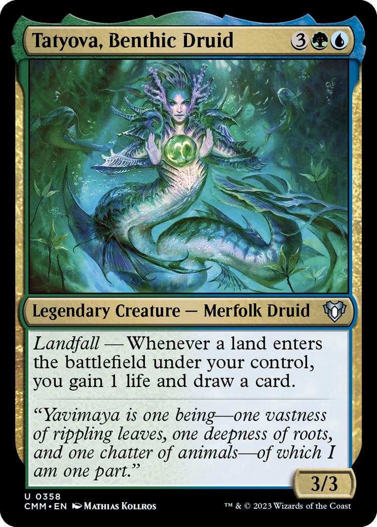 Tatyova, Benthic Druid [Commander Masters] | Enigma On Main