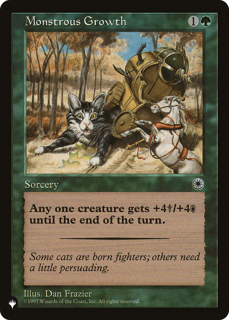 Monstrous Growth (Flavor Text) [The List] | Enigma On Main