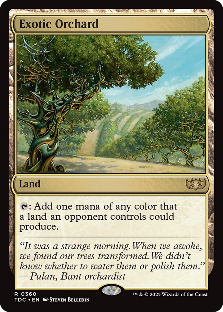 Exotic Orchard [Tarkir: Dragonstorm Commander] | Enigma On Main
