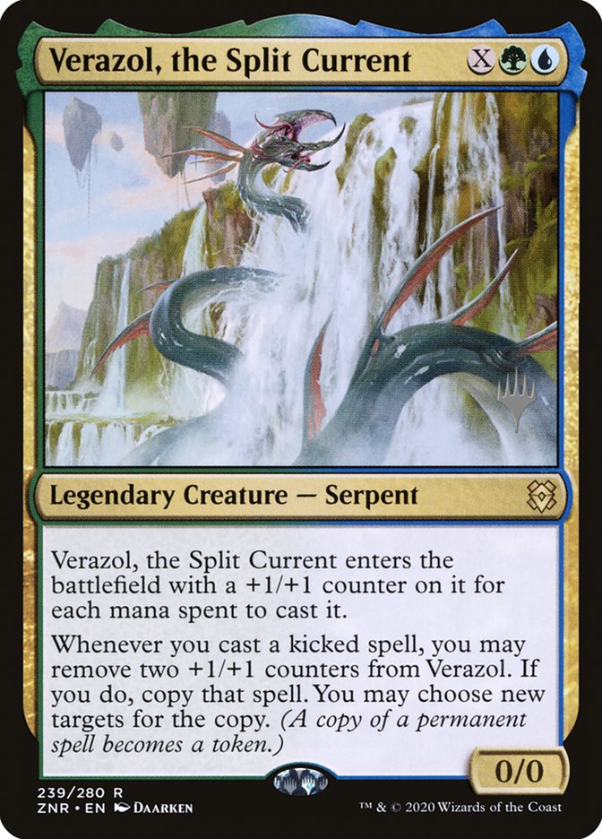 Verazol, the Split Current (Promo Pack) [Zendikar Rising Promos] | Enigma On Main