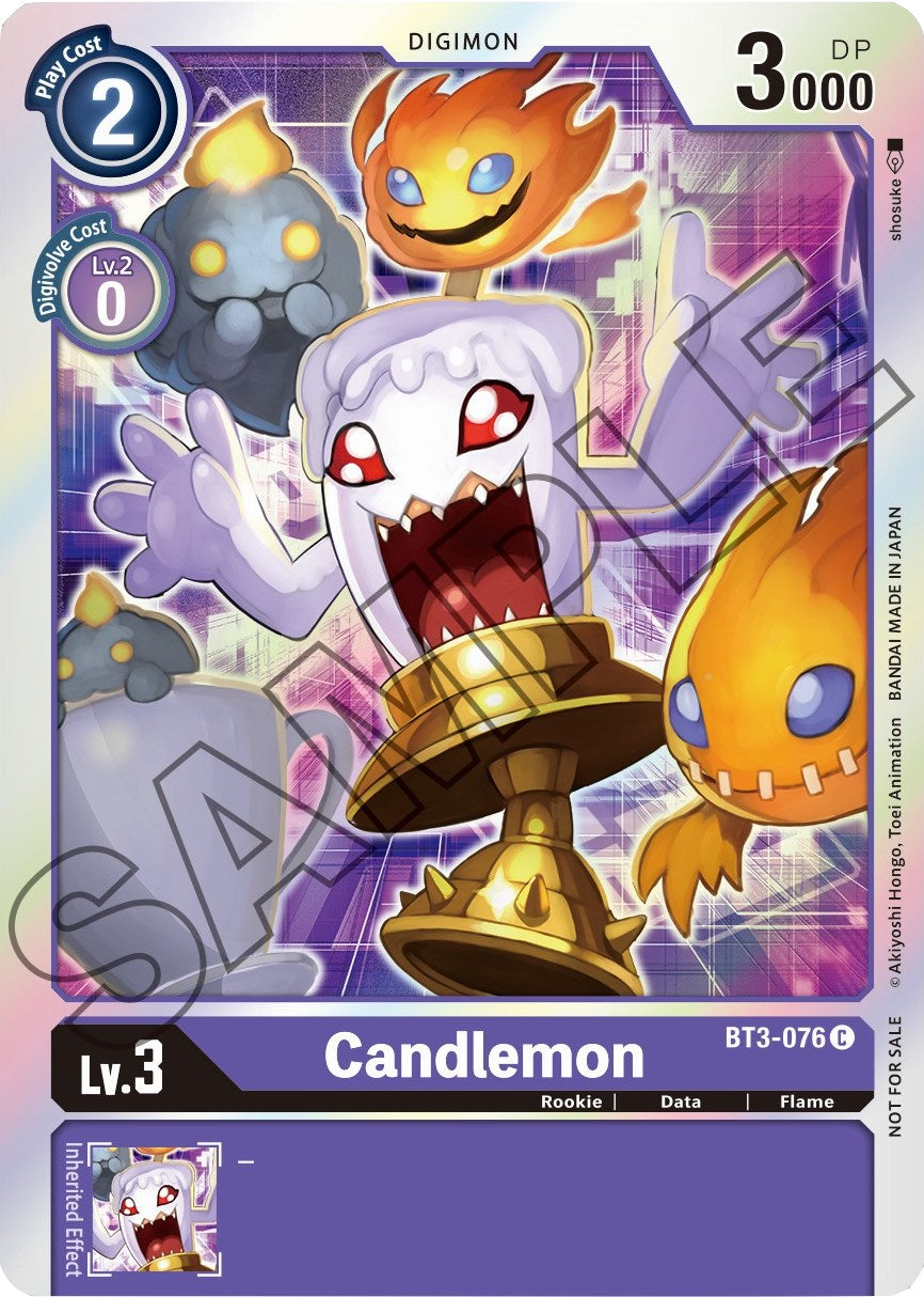 Candlemon [BT3-076] (Event Pack 1) [Release Special Booster Promos] | Enigma On Main