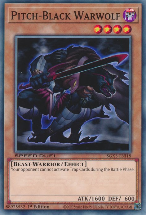 Pitch-Black Warwolf [SGX3-ENI18] Common | Enigma On Main