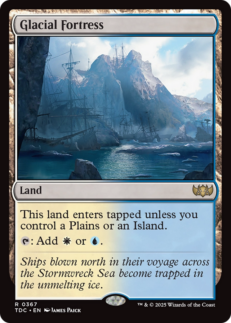 Glacial Fortress [Tarkir: Dragonstorm Commander] | Enigma On Main