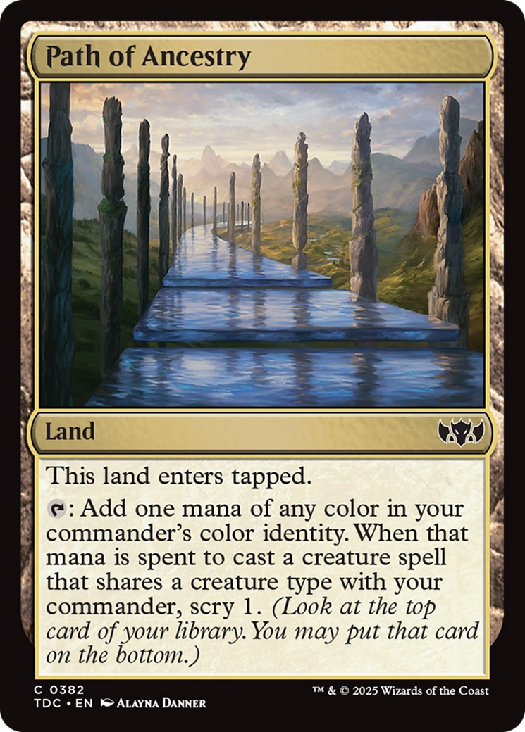 Path of Ancestry [Tarkir: Dragonstorm Commander] | Enigma On Main