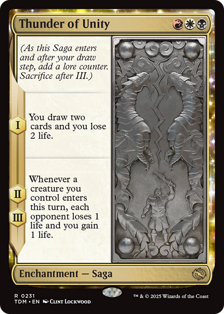 Thunder of Unity [Tarkir: Dragonstorm] | Enigma On Main