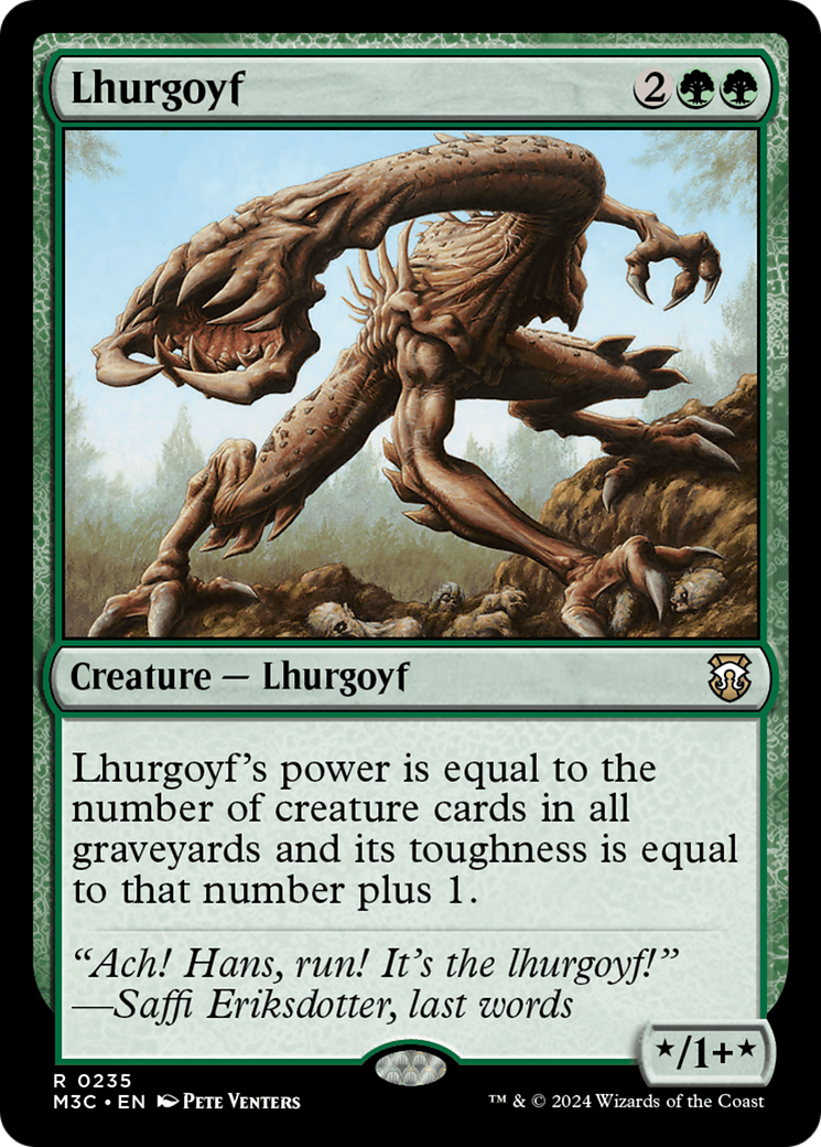 Lhurgoyf [Modern Horizons 3 Commander] | Enigma On Main