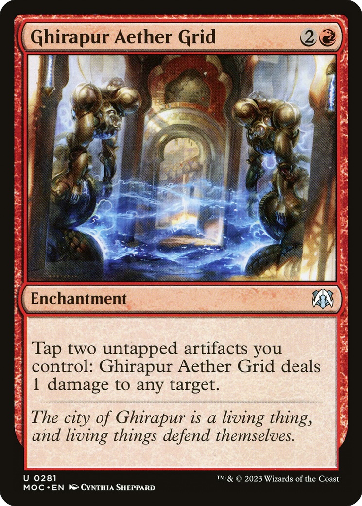 Ghirapur Aether Grid [March of the Machine Commander] | Enigma On Main