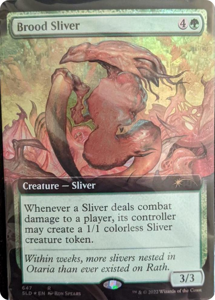 Brood Sliver (Extended Art) [Secret Lair Drop Promos] | Enigma On Main