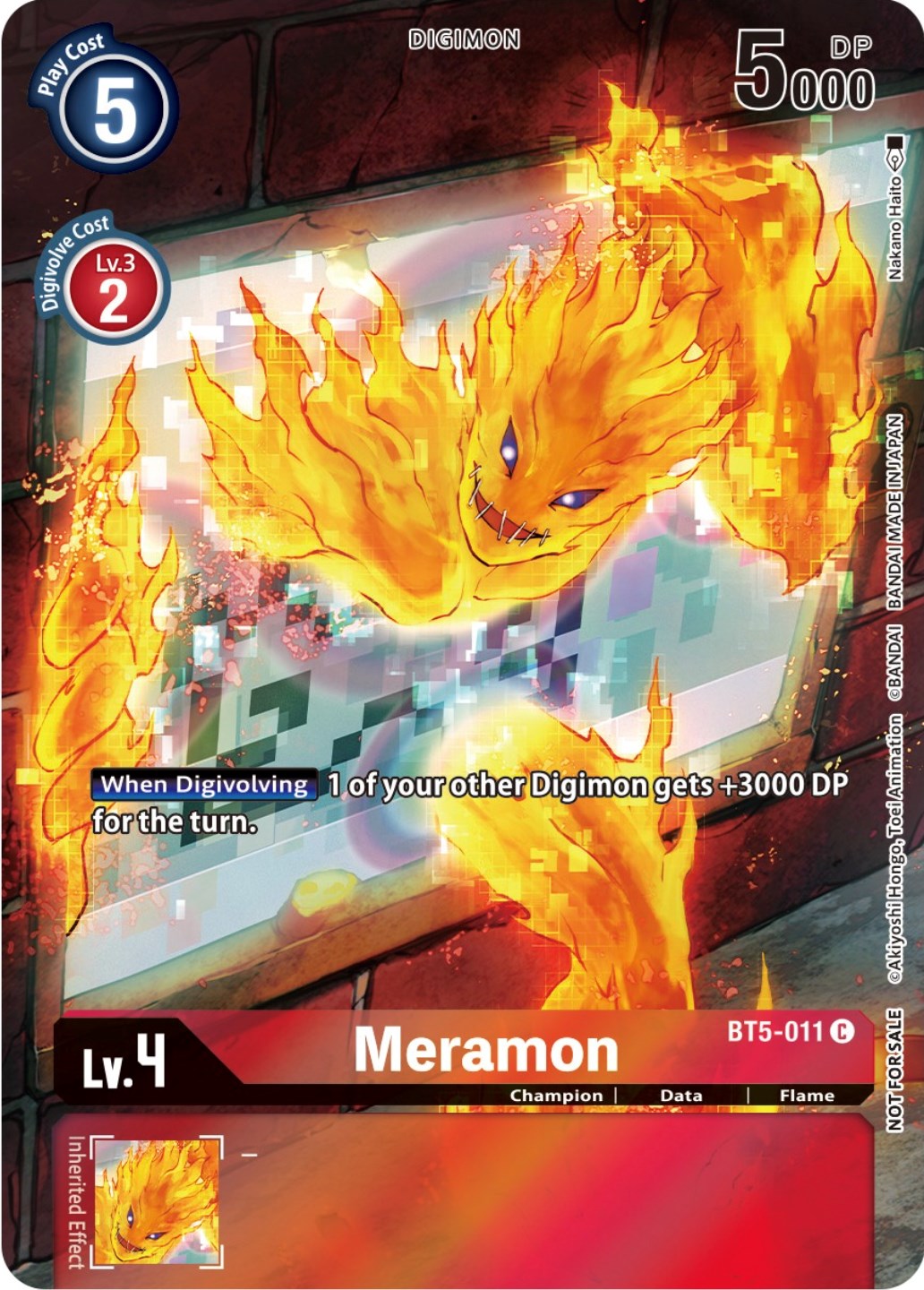 Meramon [BT5-011] (25th Special Memorial Pack) [Battle of Omni Promos] | Enigma On Main