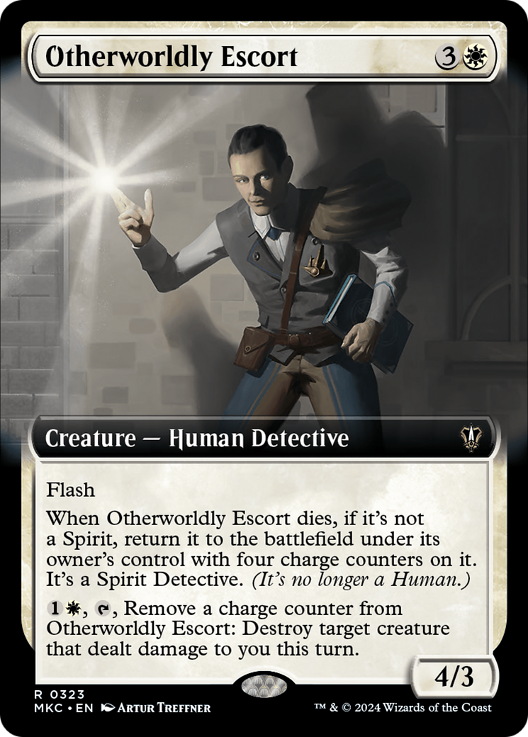 Otherworldly Escort (Extended Art) [Murders at Karlov Manor Commander] | Enigma On Main